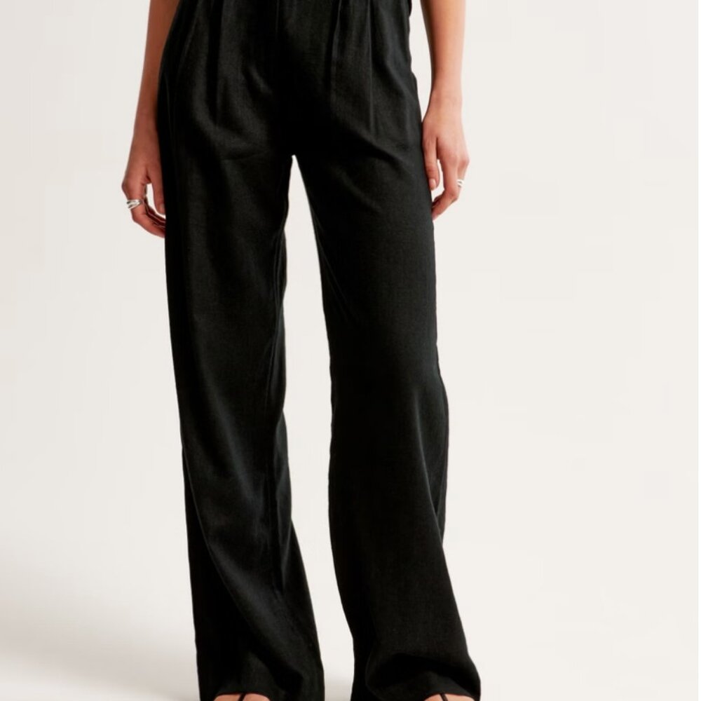 Abercrombie Sloane Tailored Linen Trousers